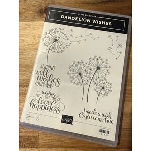 Stampin Up DANDELION WISHES Rubber Stamps